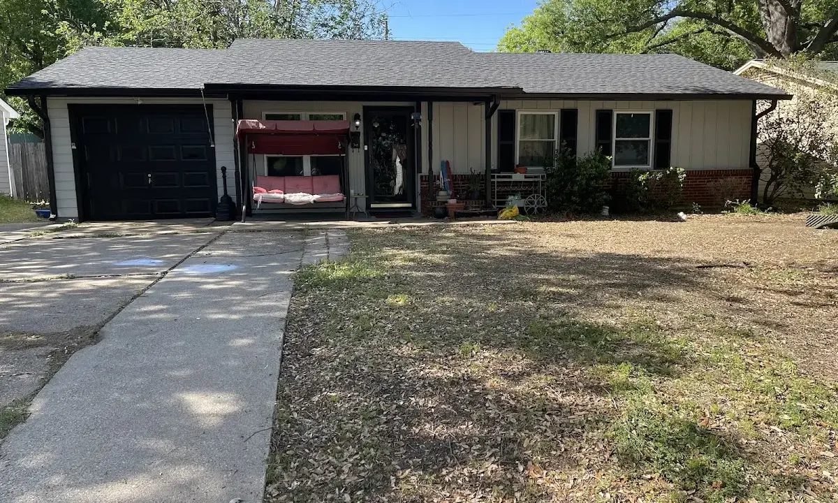 Asphalt Shingle Roof Repair crew at work on a residential roof in Fairhope